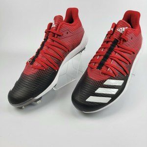 Adidas Afterburner 6 (Size 8.5) Baseball Cleats Red Black Men’s G27664 NEW